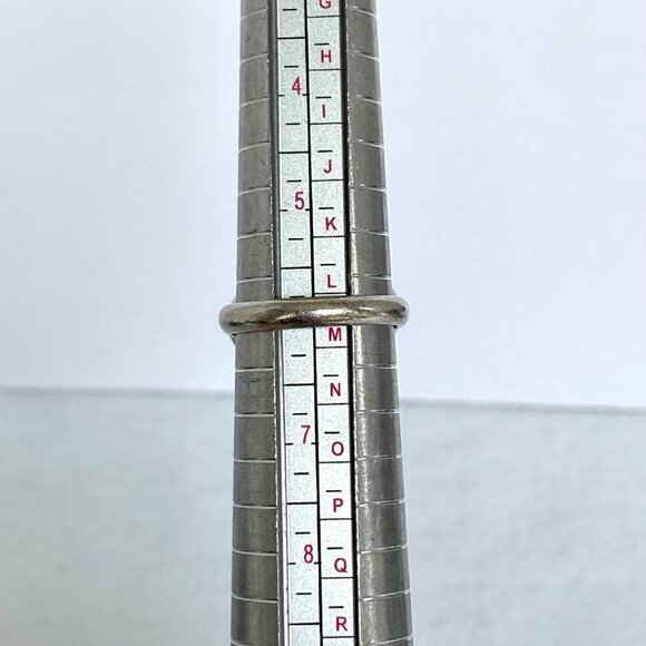 VTG Sterling Silver 925 Oval Bezel Set Banded Agate Double Split Shank Ring Sz 6 - Picture 9 of 16